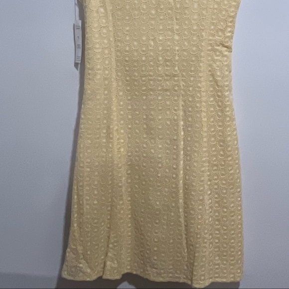 Ecologie Eyelet Lace Cap Sleeve A Line Dress - Picture 11 of 14